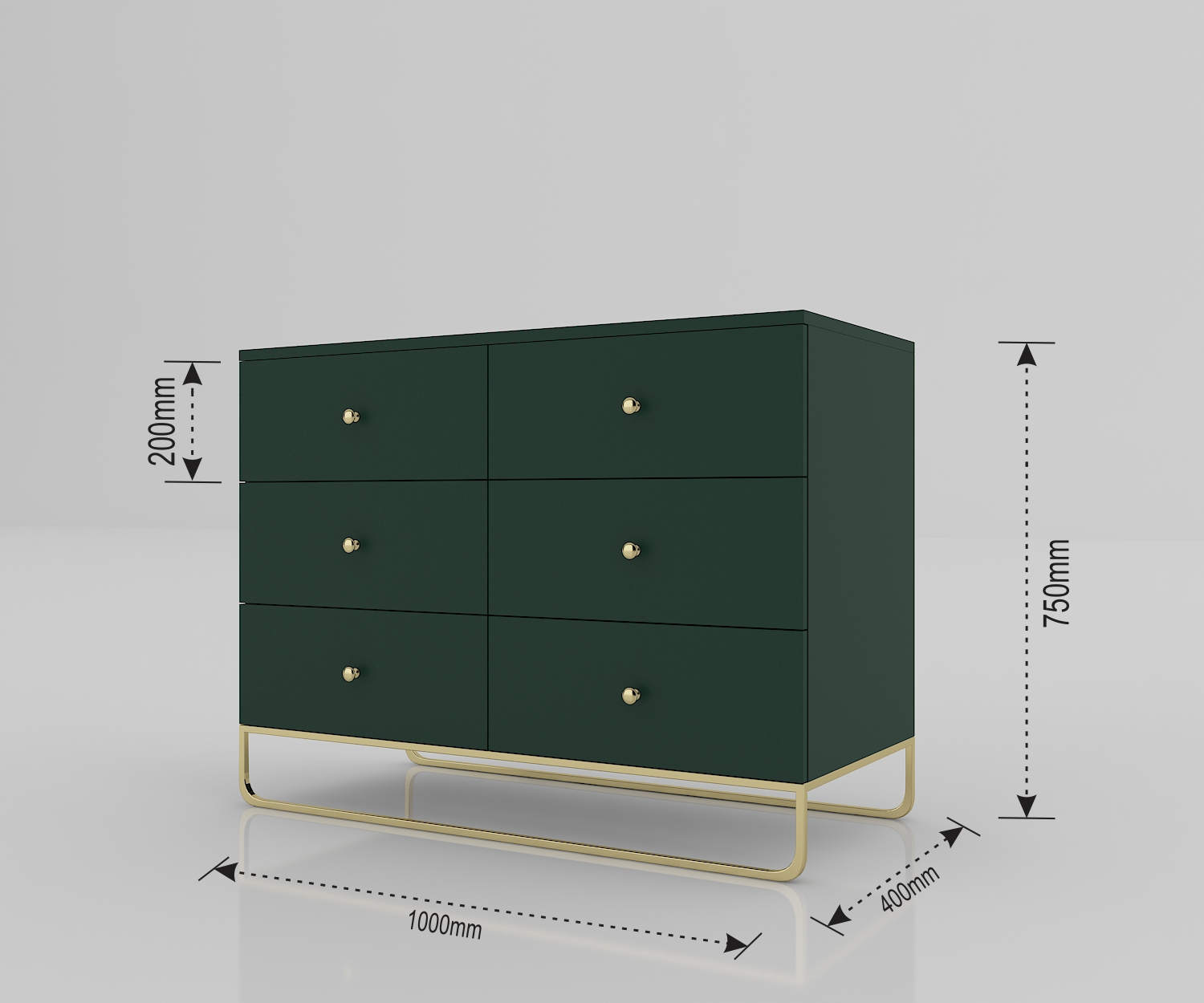 EGLANTINE CHEST OF DRAWERS